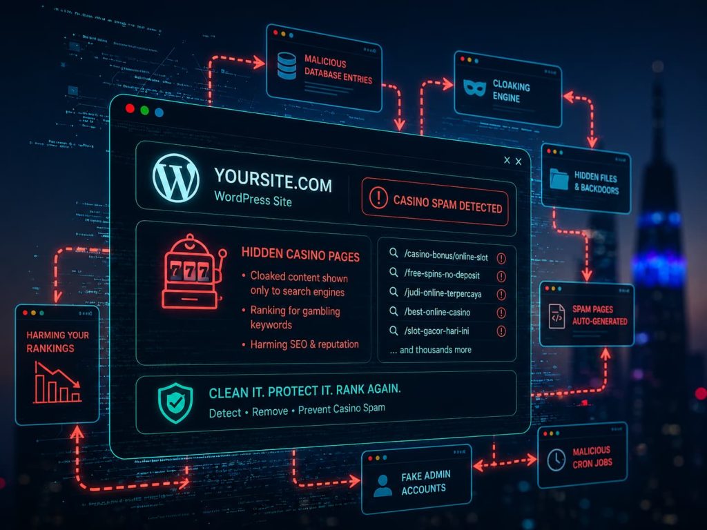Wordpress Casino Spam