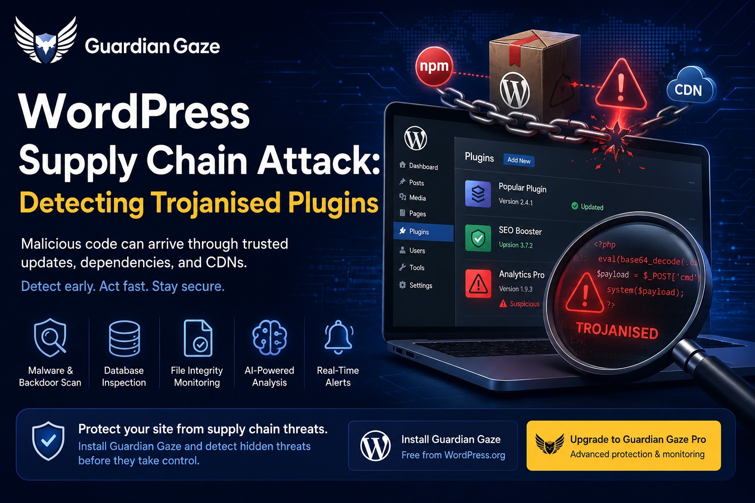 WordPress supply chain attack