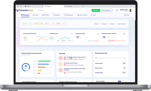 Guardian Gaze Dashboard